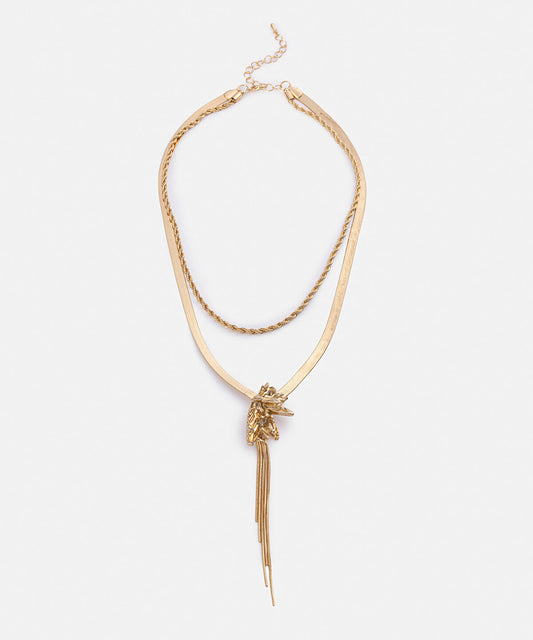 Fringed Layered Necklace