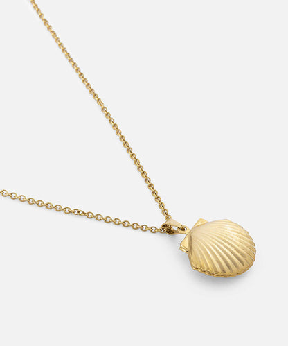 Stainless Steel Seashell Necklace