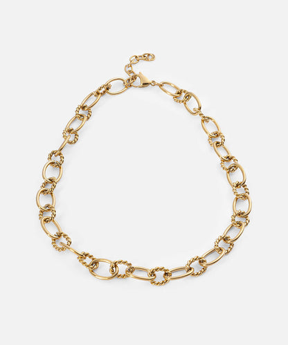 Interlocking Stainless Steel Necklace 