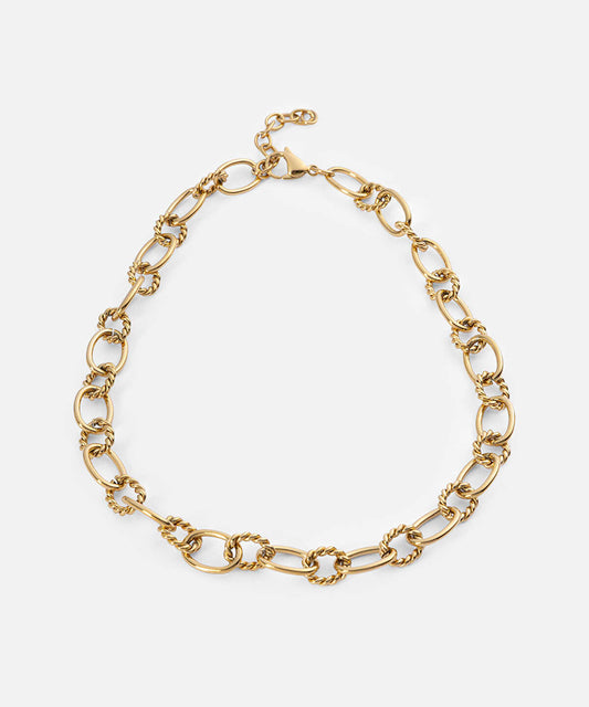 Interlocking Stainless Steel Necklace 