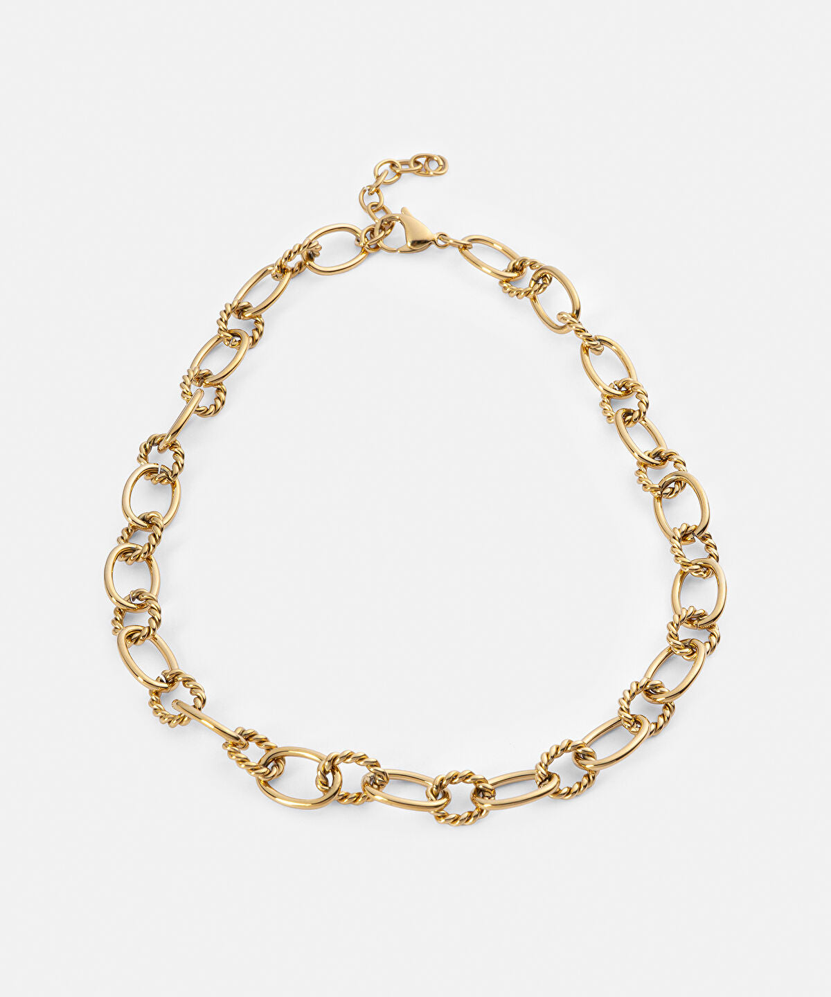 Interlocking Stainless Steel Necklace 