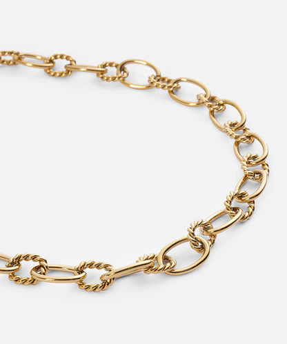 Interlocking Stainless Steel Necklace 