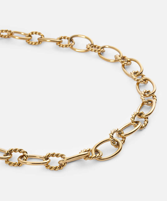 Interlocking Stainless Steel Necklace 
