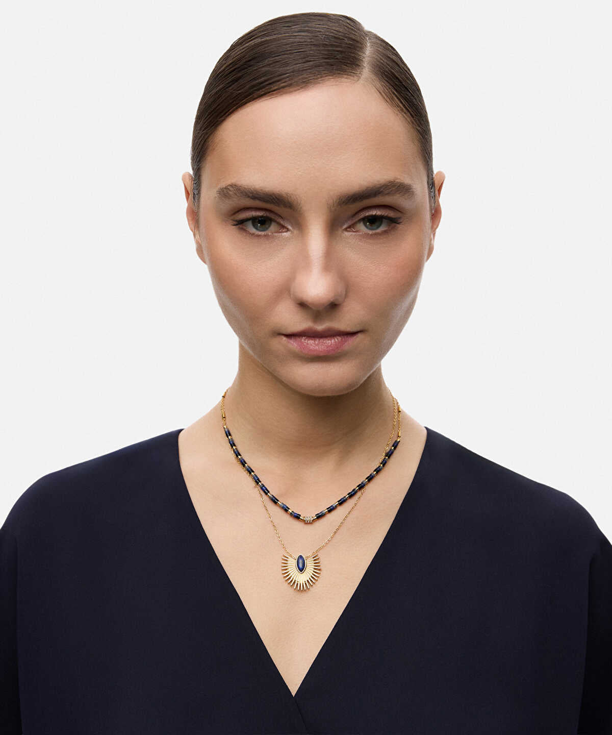 Layered Stainless Steel Necklace 
