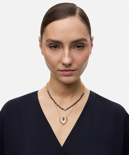 Layered Stainless Steel Necklace 