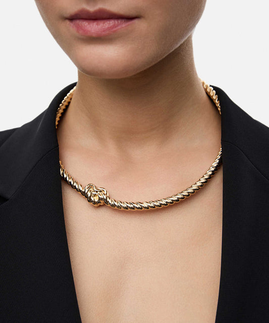 Knotted Rigid Necklace