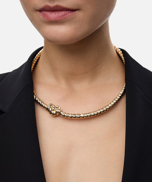 Knotted Rigid Necklace