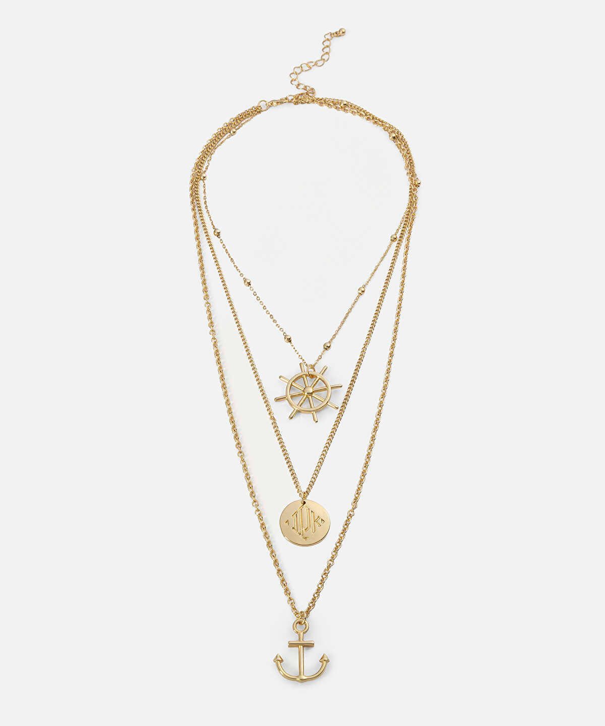 Multi-Charm Layered Necklace