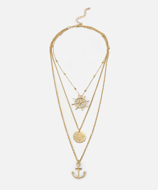 Multi-Charm Layered Necklace