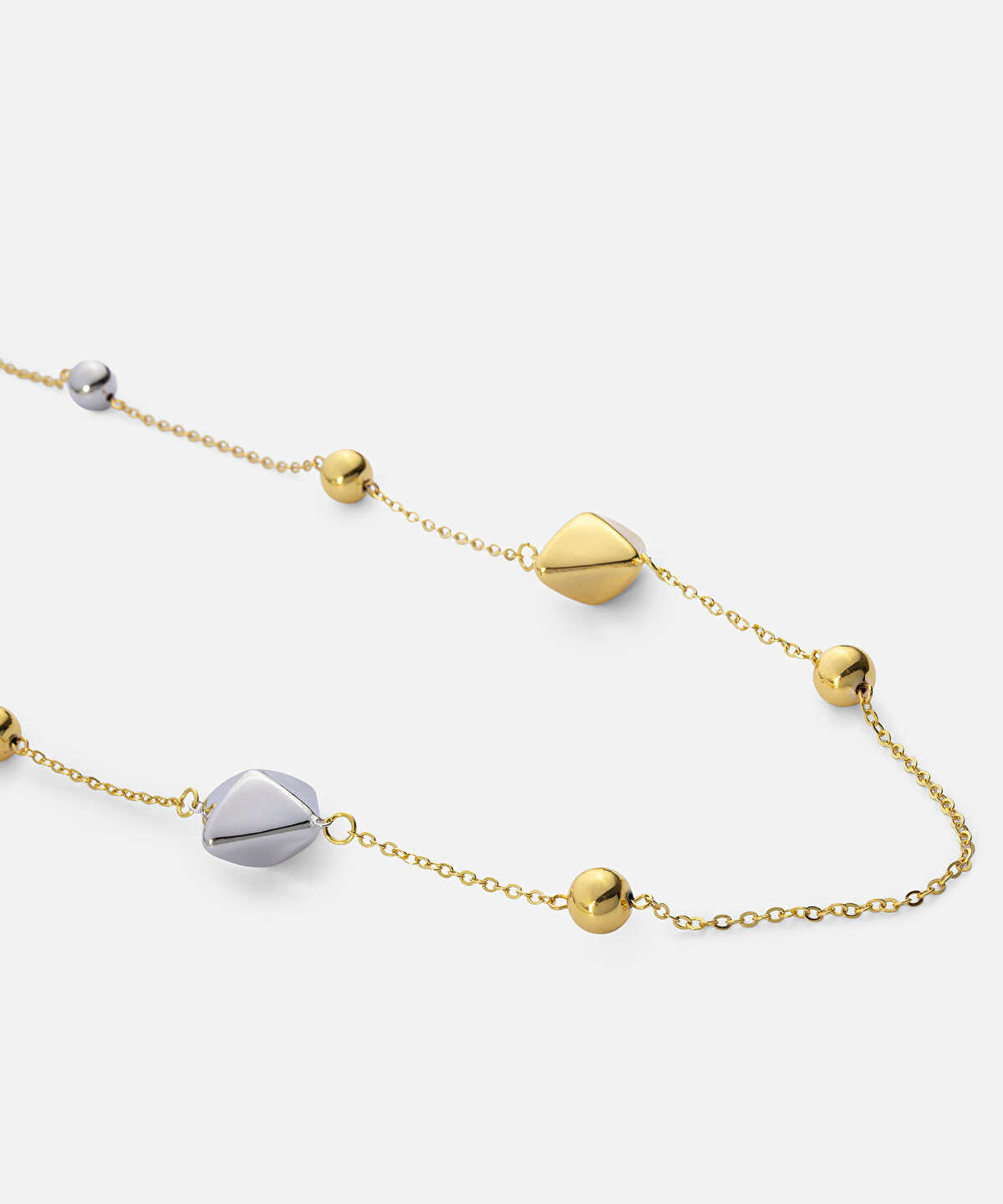 Combined Two-Tone Necklace