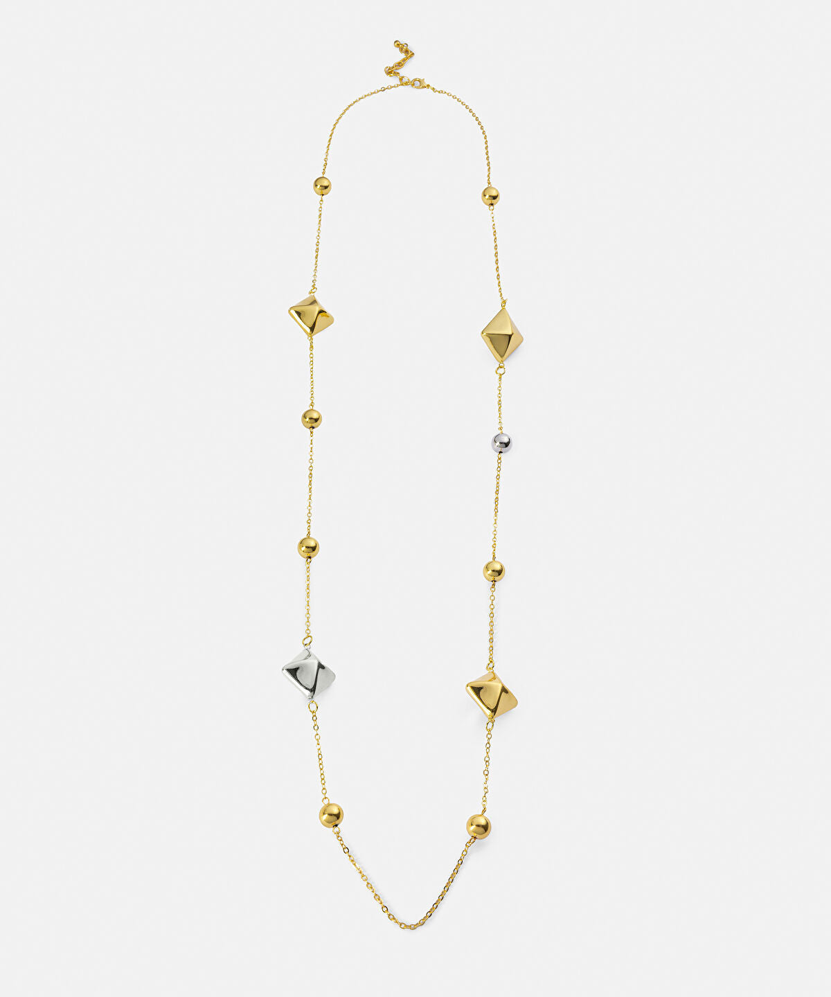 Zoomed Combined Two-Tone Necklace