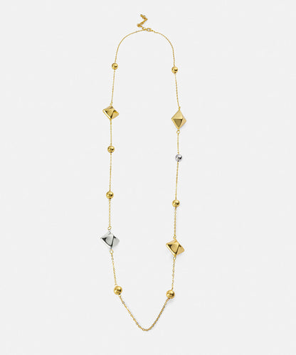 Combined Two-Tone Necklace