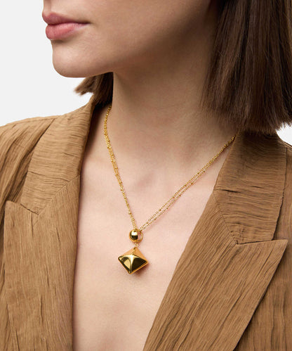 Combined Pendant Chain Necklace