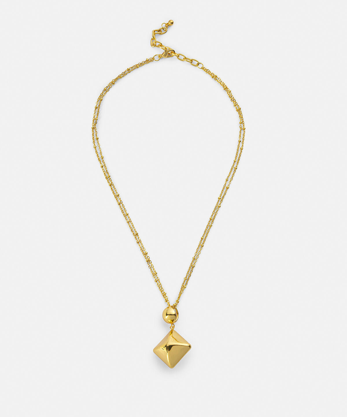 Zoomed Combined Pendant Chain Necklace