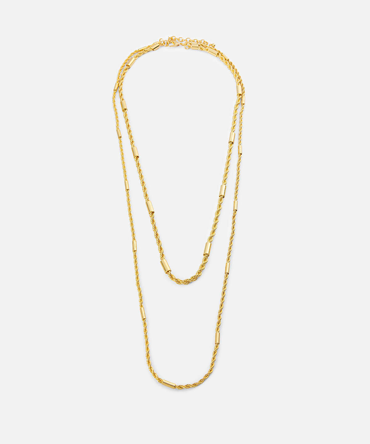 Zoomed Spiral Chain Necklace