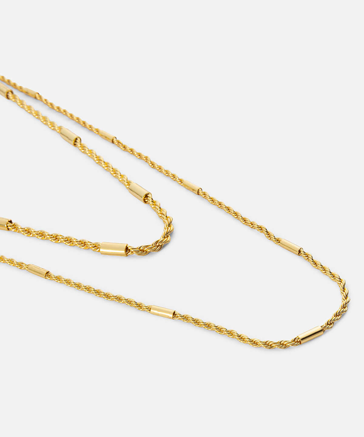 Zoomed Spiral Chain Necklace