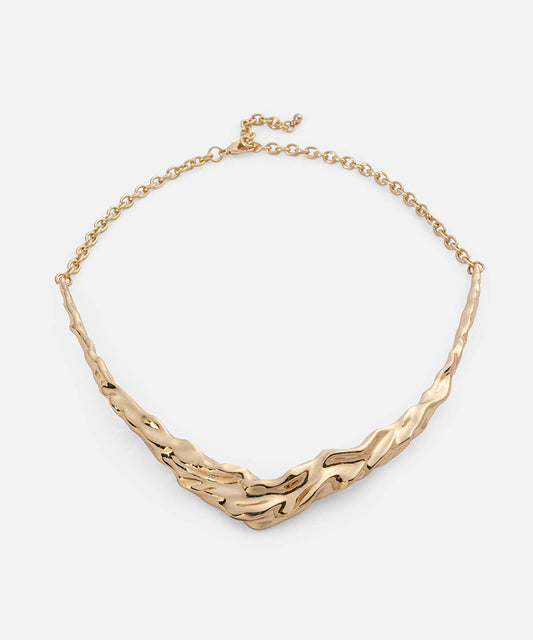 Textured Rigid Necklace
