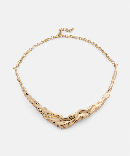 Textured Rigid Necklace