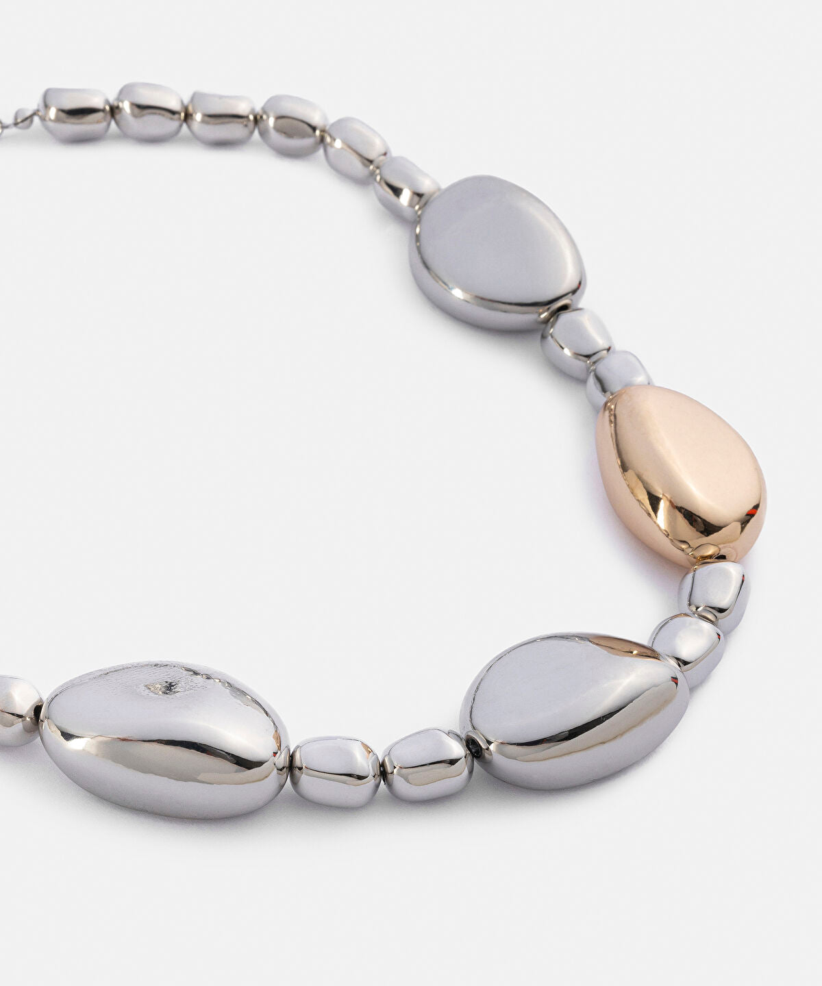 Zoomed Multi-Piece Two-Tone Necklace
