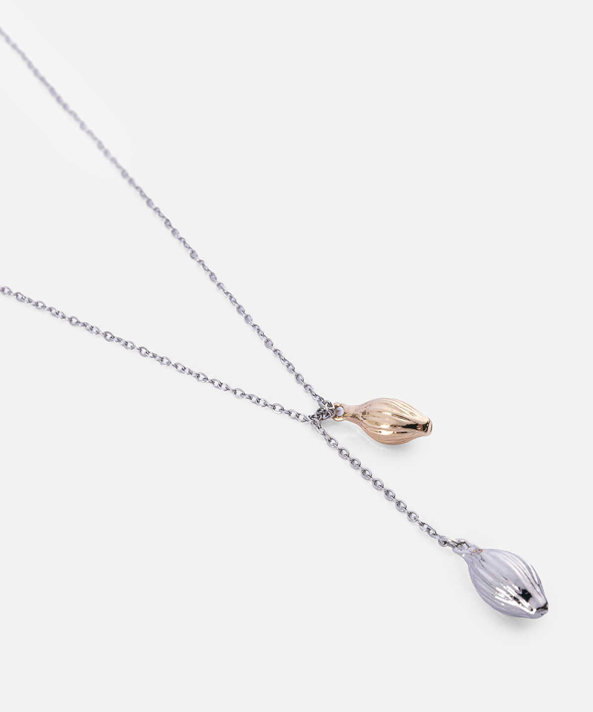 Two-Tone Combination Chain Necklace