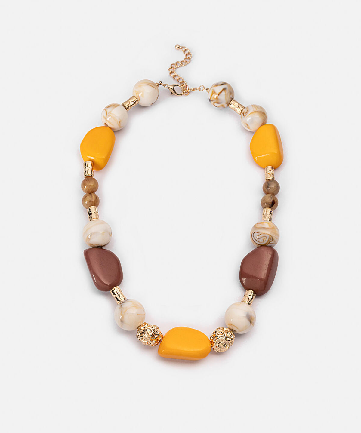 Zoomed Mixed Bead Necklace