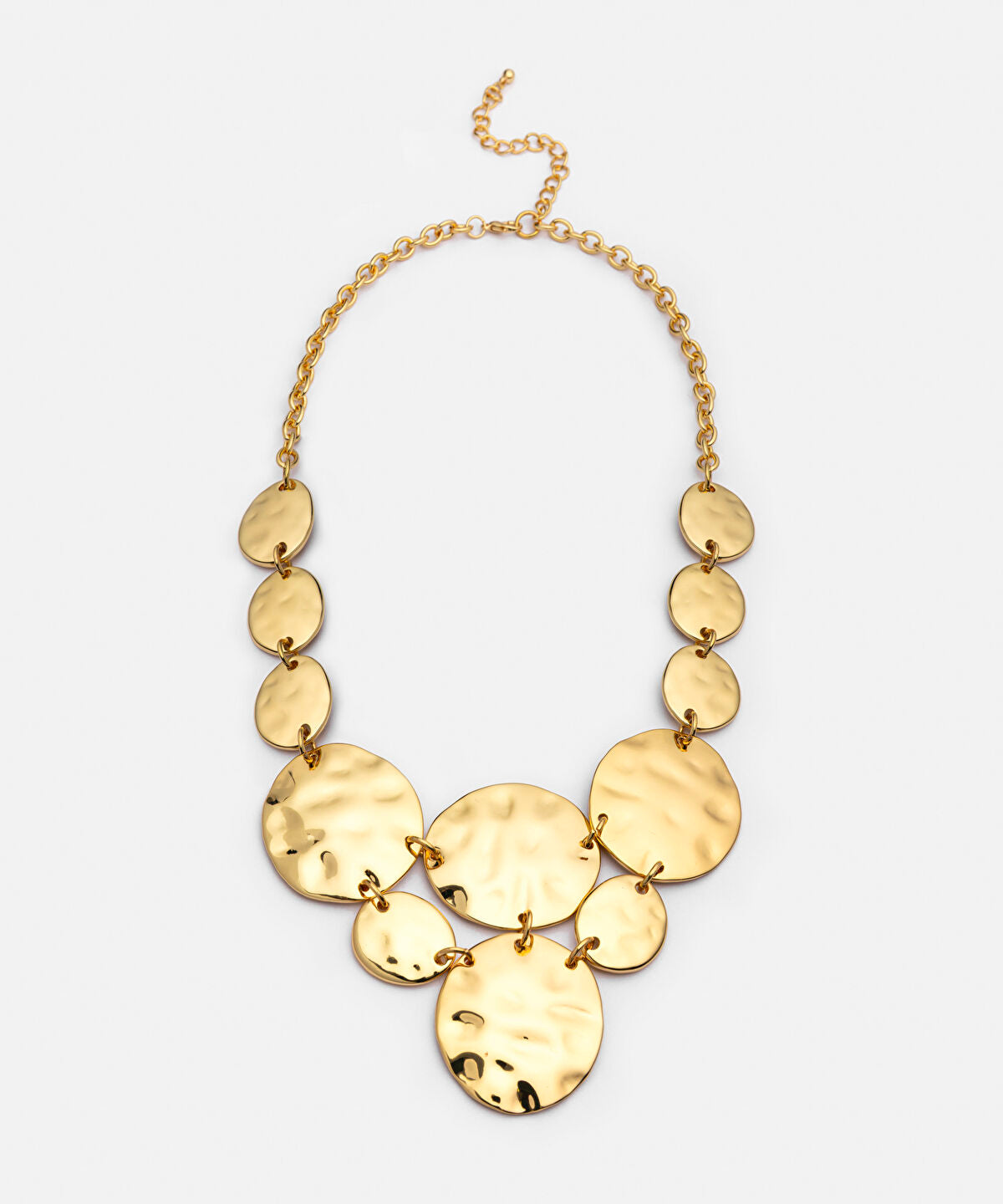 Zoomed Multi Piece Metal Necklace