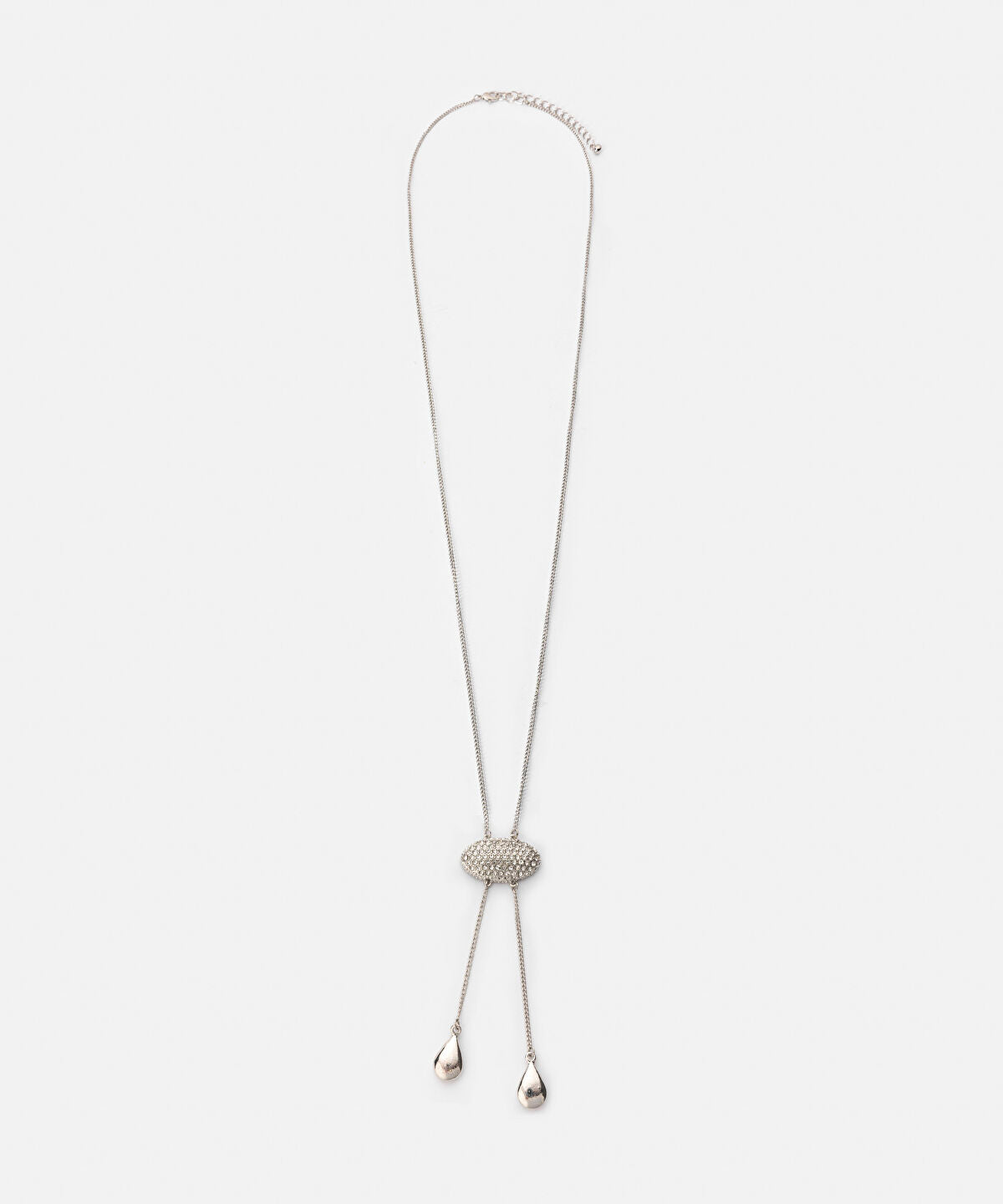 Rhinestone Drop Necklace