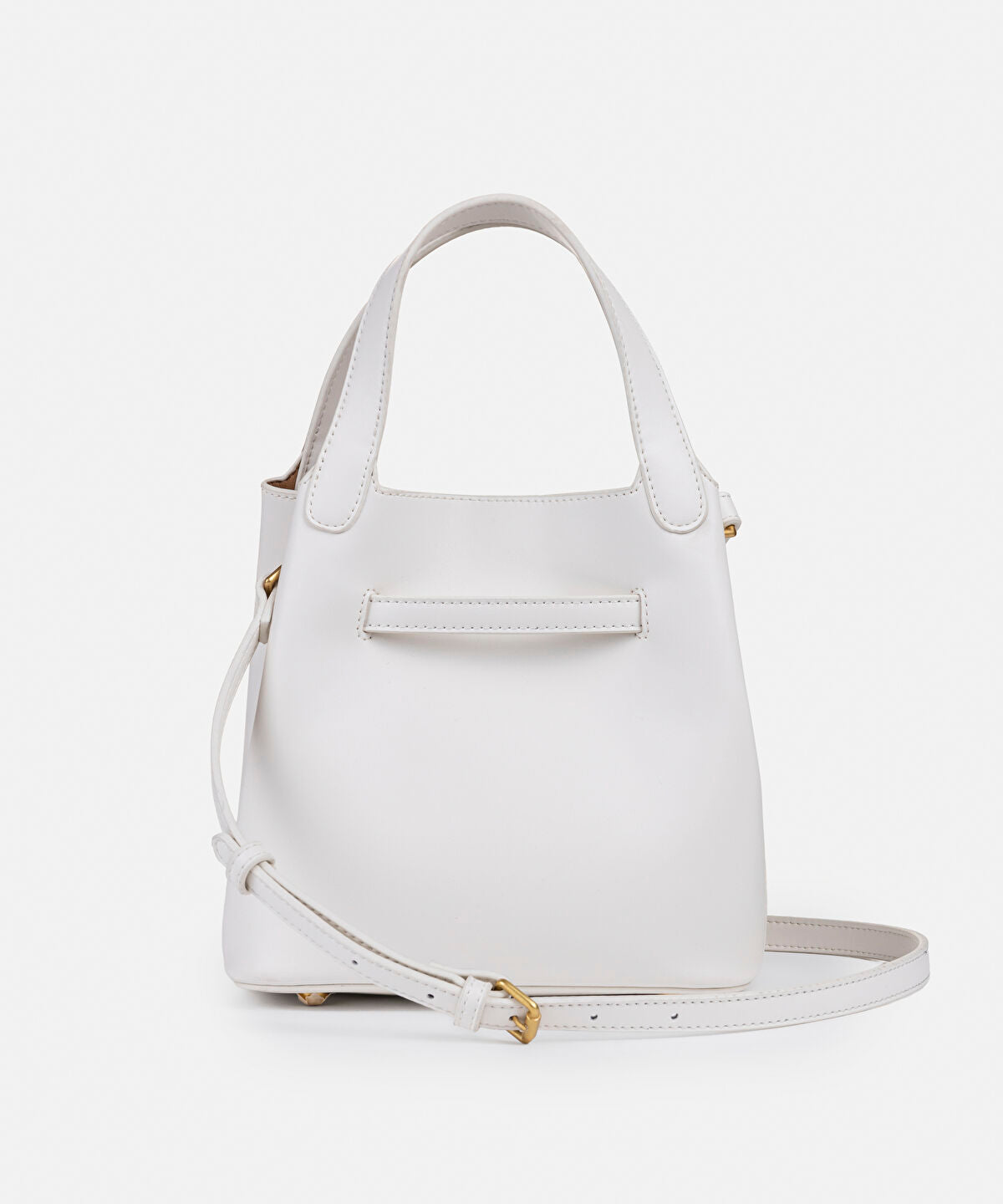 Zoomed Leather-Effect Bag