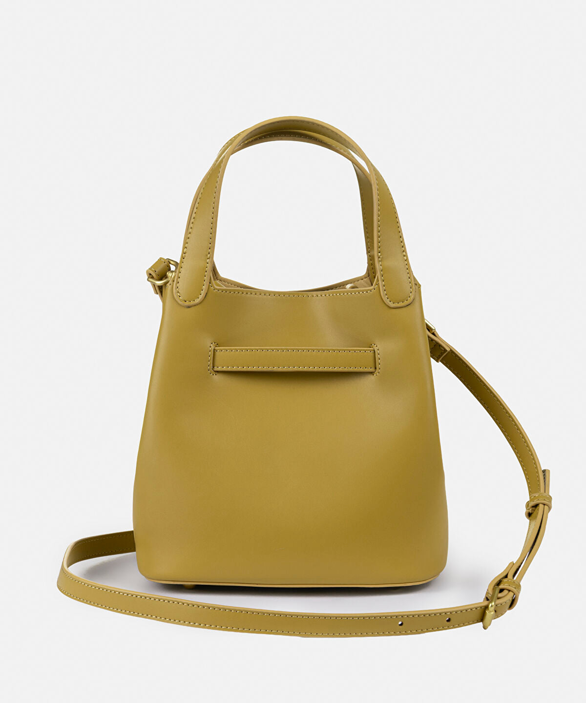 Zoomed Leather-Effect Bag