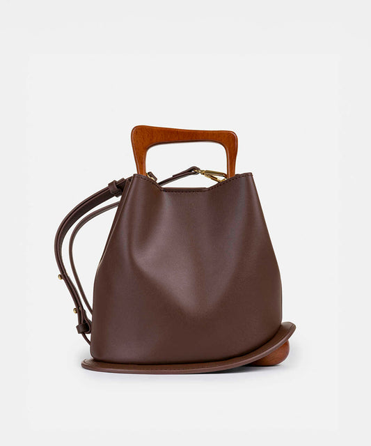 Wooden Handle Bag