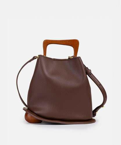 Wooden Handle Bag