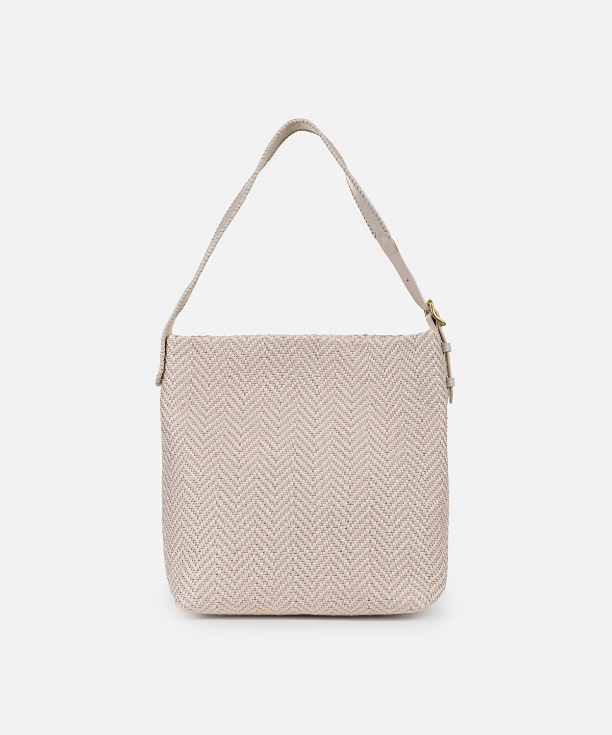 Zoomed Woven Shoulder Bag