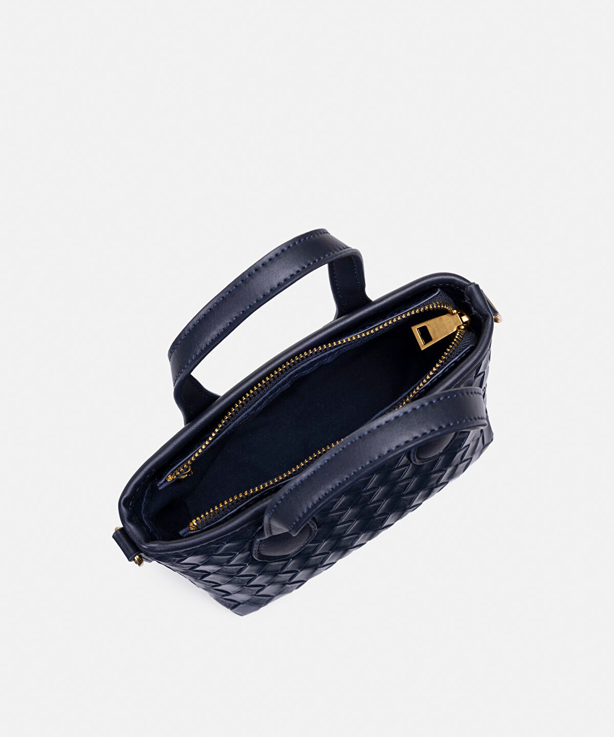 Lattice Top Handle Bag