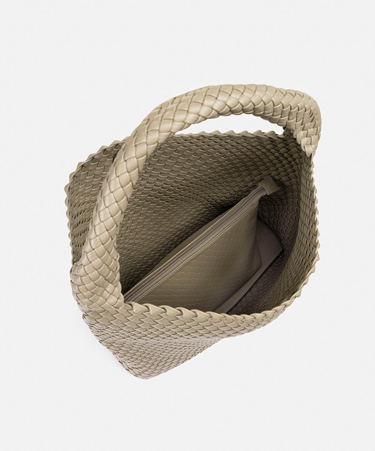 Zoomed Lattice Slouchy Bag