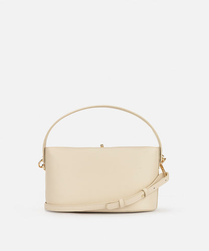 Beaded Strap Leather Effect Bag