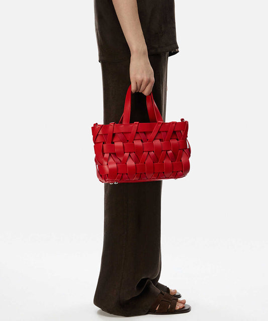 Double Handle Woven Bag