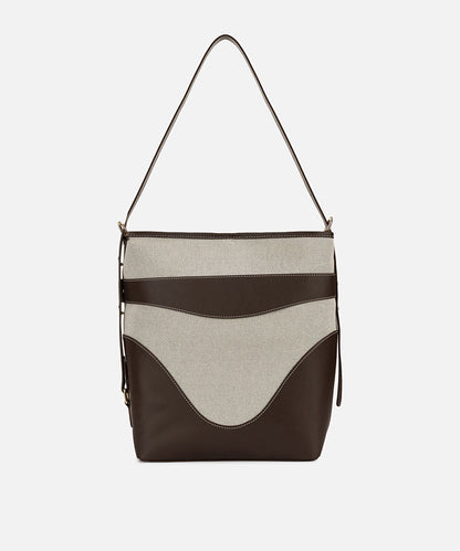 Colorblock Bucket Bag