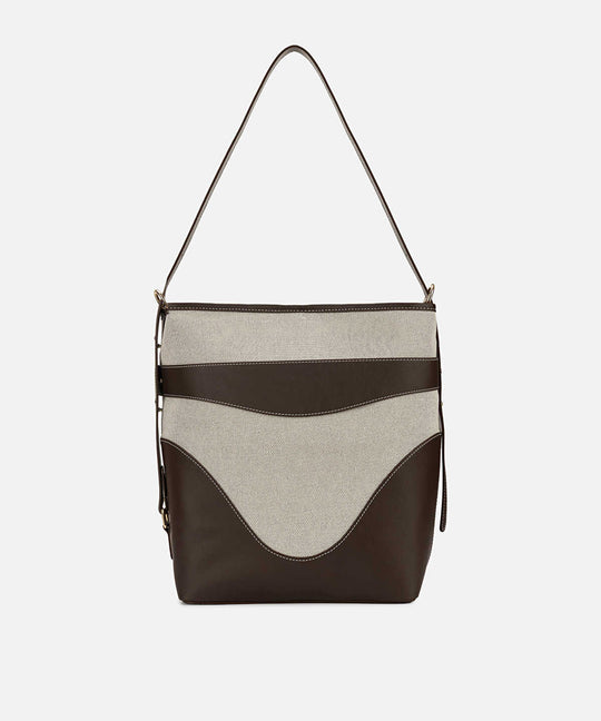 Colorblock Bucket Bag