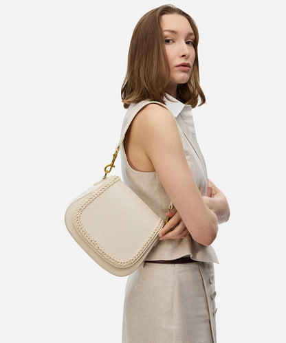 Craft Leather-Effect Shoulder Bag