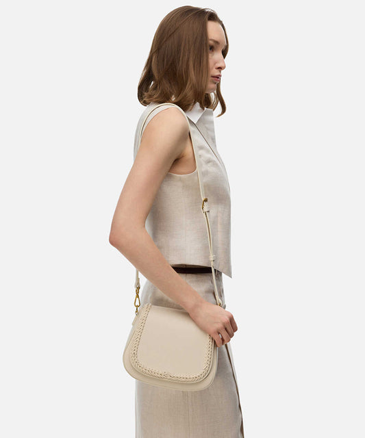 Craft Leather-Effect Shoulder Bag