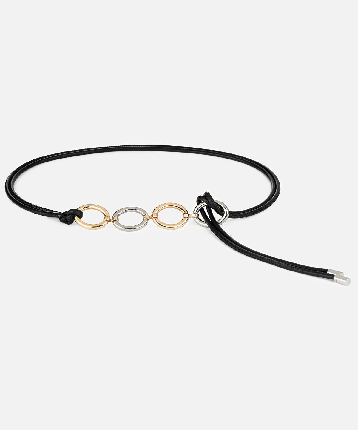Zoomed Multi-Piece Cord Belt