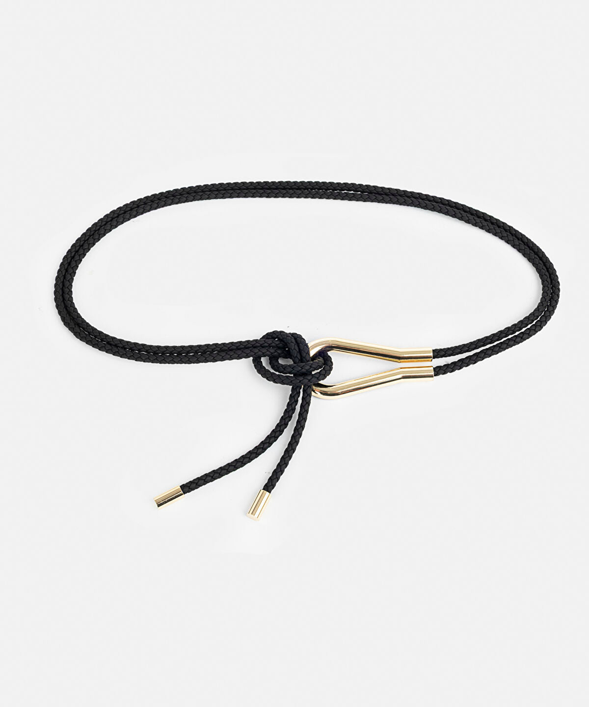 Zoomed Woven Cord Belt