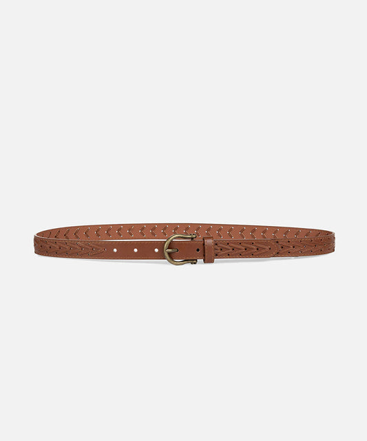 Belt with Decorative Stitching