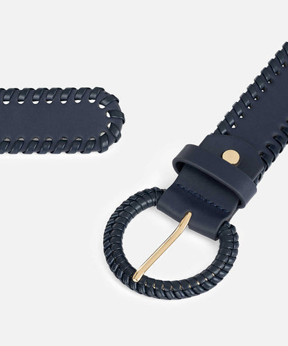 Belt with Decorative Stitching