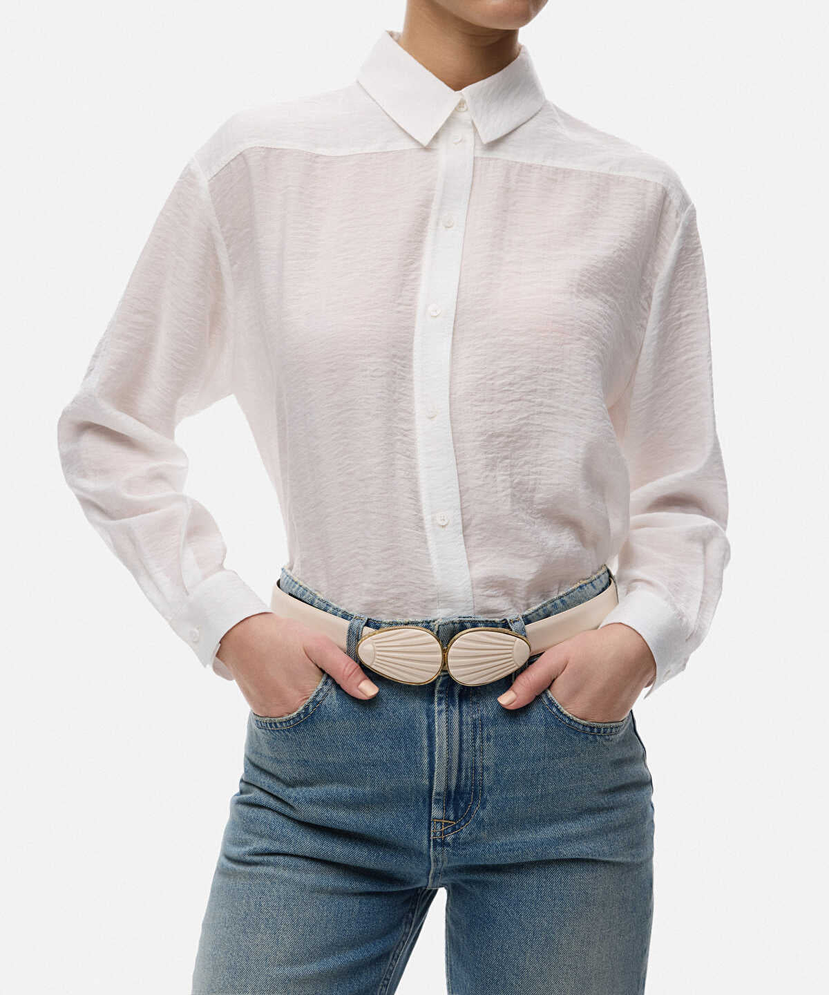 Zoomed Double Buckle Belt