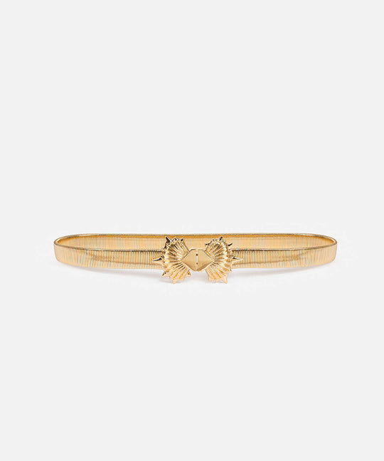 Metal Seashell Buckle Belt