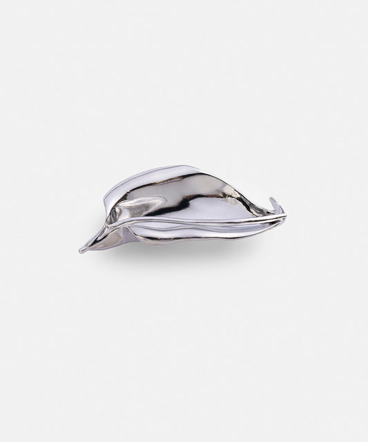 Textured Leaf Brooch