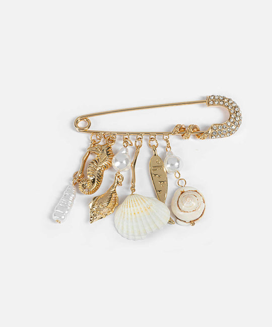 Marine Theme Pin Brooch