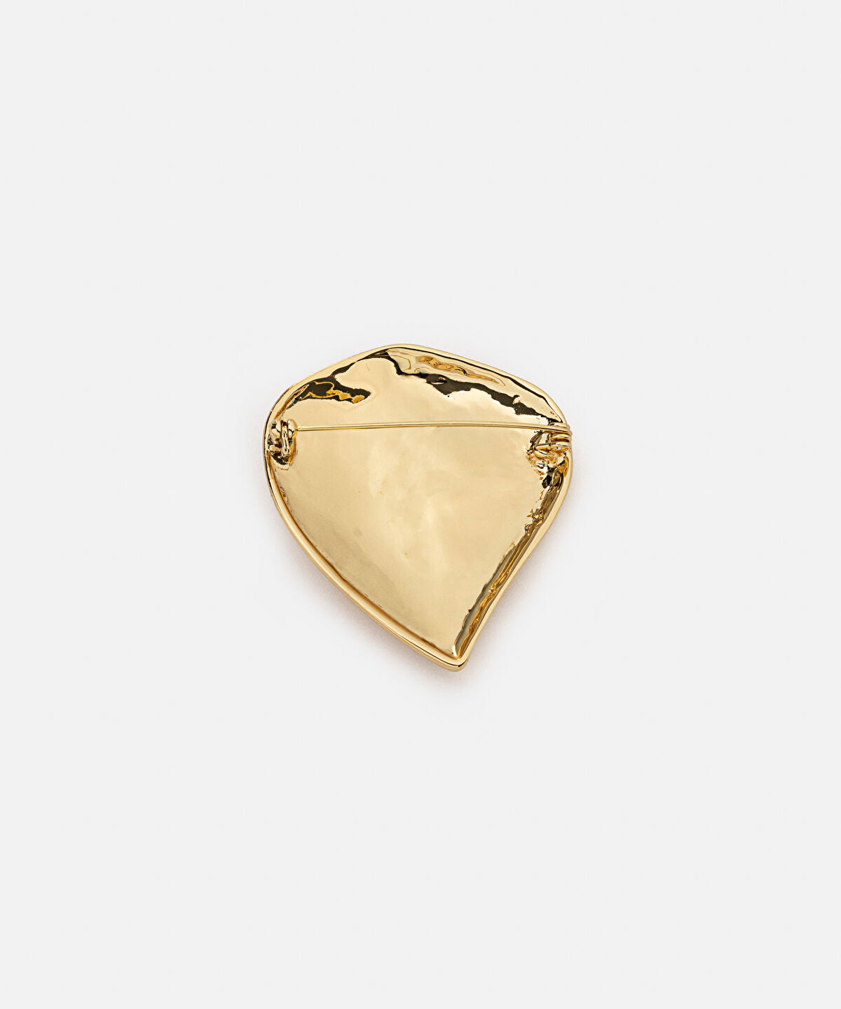 Zoomed Voluminous Metal Brooch