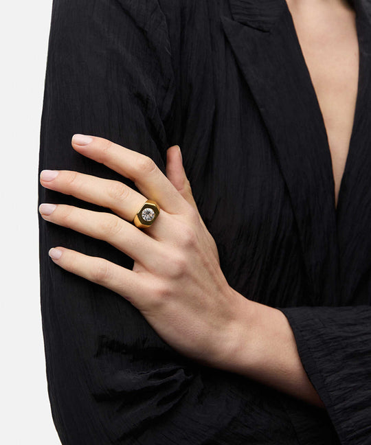 Rhinestone Embellished Ring